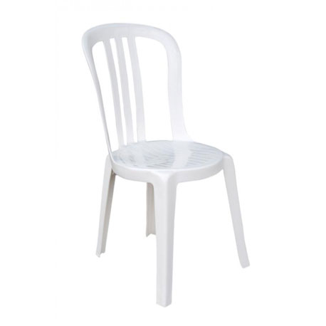 Chaise blanche classique
