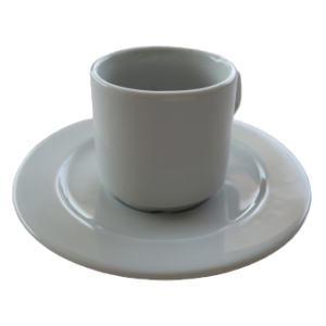 Tasse et sous-tasse opéra