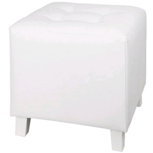 Pouf Lounge White