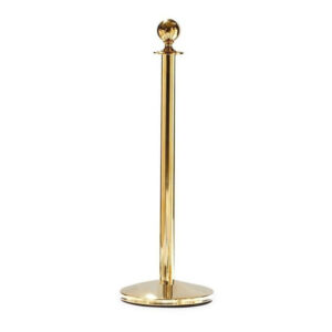 Potelet chromé argenté ou doré