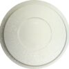 Petite assiette blanche martelée