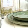 Assiette pearl vert – Image 2