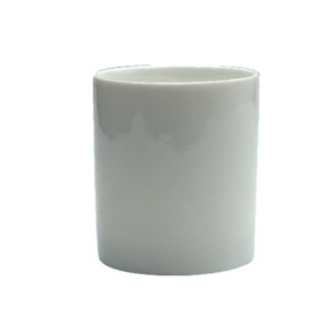 Tasse blanche sans anse